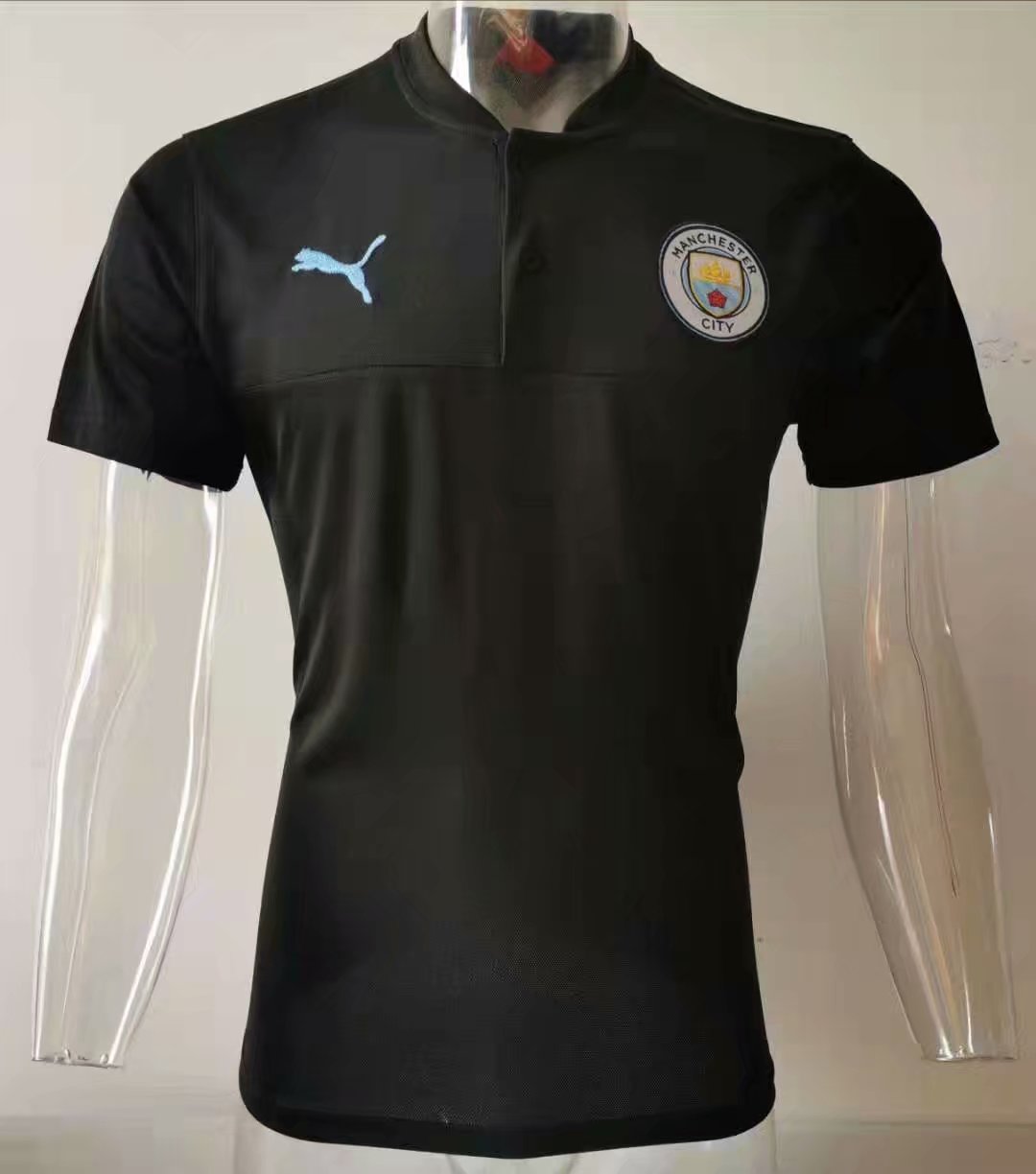 camiseta 2019-2020 Manchester City Polo negro